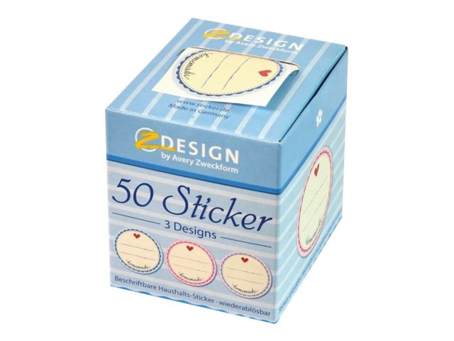 AVERY Zweckform Aufkleber 56819 Homemade, 50 Etiketten