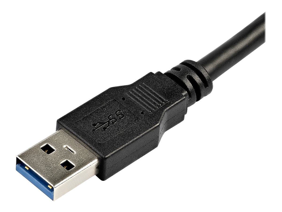 StarTech.com 2m USB 3.0 Verlängerungskabel - USB 3 Typ A auf A 2 Meter Kabel Verlängerung - Stecker/ Buchse - Schwarz - USB-Verlängerungskabel - USB Typ A bis USB Typ A - 2 m