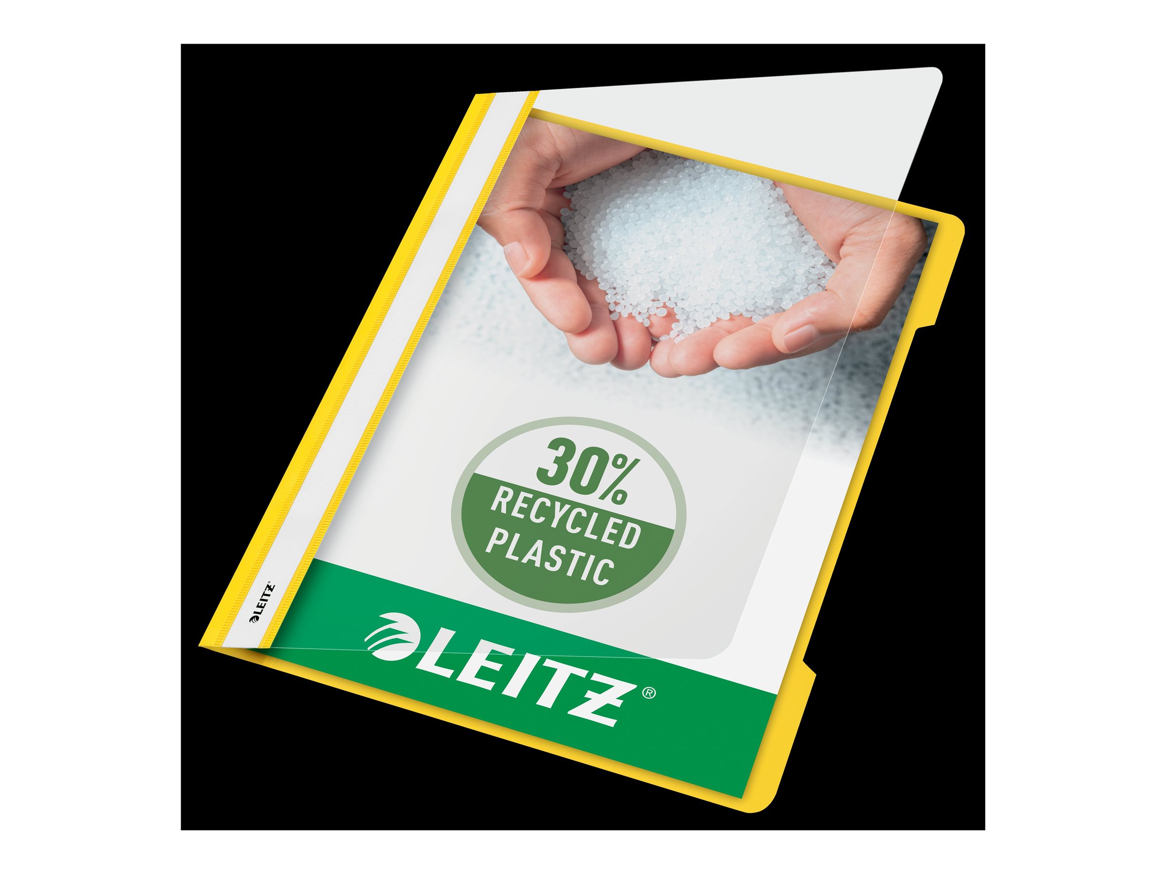 LEITZ Schnellhefter 4191 Kunststoff gelb DIN A4