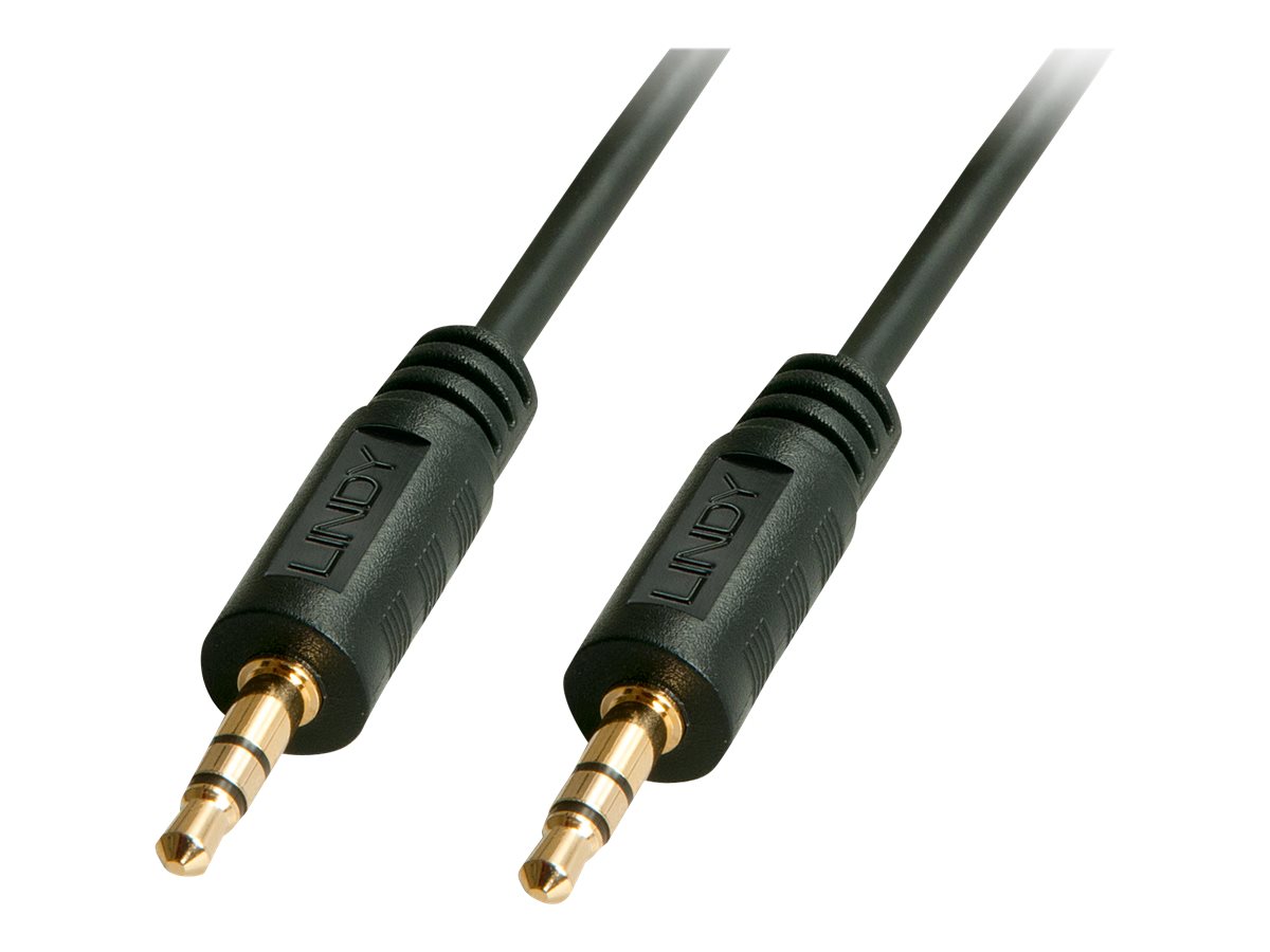 LINDY Premium Audiokabel mit 3,5mm Klinkenstecker 1m LINDY Premium Audiokabel mit 3,5mm Klinkenstecker 1m