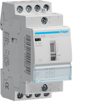 Hager Installationsrelais ERC418 16A 2S+2Ö 230V Hager Installationsrelais ERC418 16A 2S+2Ö 230V