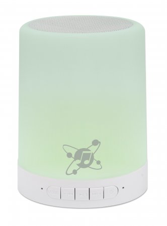 MANHATTAN LEDBluetoothLautsprecher LEDLicht mit drei Helligkeitsstufen und sechs Farben MicroSDKartenslot 3,5mmKlinke
