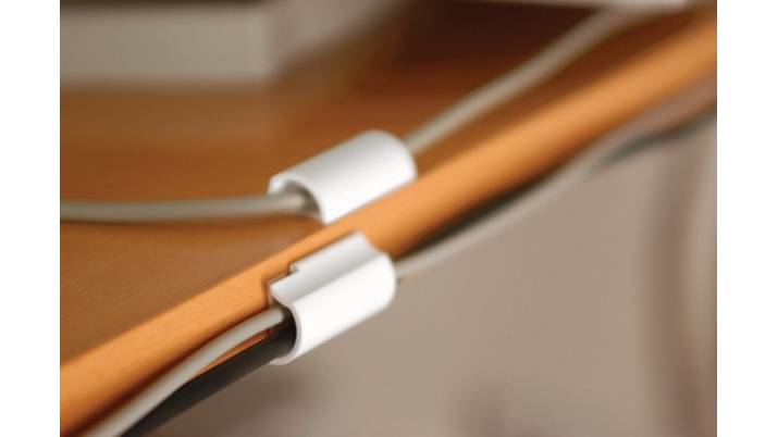 tesa Kabelclips Powerstrips KabelClip weiss, 5 St