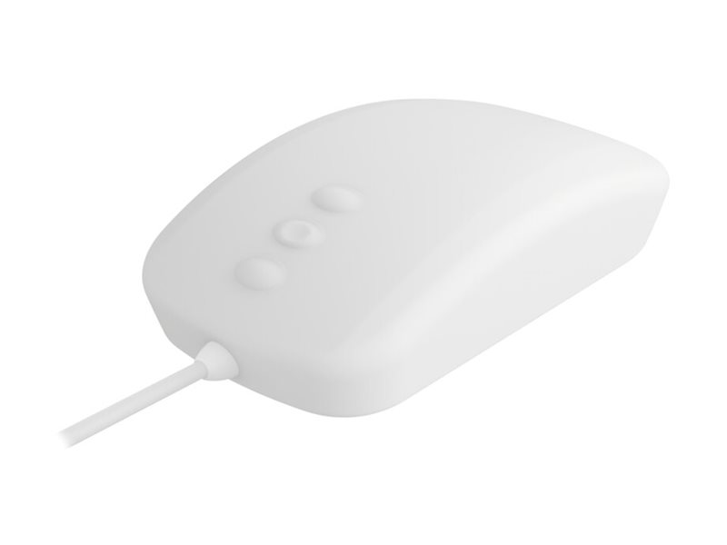 CHERRY AK-PMH3 Medical Mouse 3-Button Scroll Hygiene-Maus kabelgebunden weiss