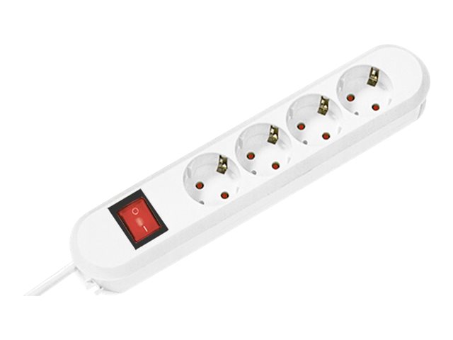 BACHMANN SMART Steckdosenleiste 4x Schutzkontakt Schalter weiss 1,5m BACHMANN SMART Steckdosenleiste 4x Schutzkontakt Schalter weiss 1,5m