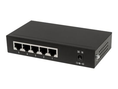 INTELLINET 5-Port Gigabit Ethernet PoE+ Switch 4 x PSE PoE-Ports IEEE 802.3at/af Power-over-Ethernet (PoE+/PoE) 60 W Desktop schwarz INTELLINET 5-Port Gigabit Ethernet PoE+ Switch 4 x PSE PoE-Ports IEEE 802.3at/af Power-over-Ethernet (PoE+/PoE) 60 W Desktop schwarz