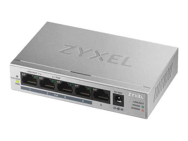 ZYXEL GS1005-HP 5-Port GbE Unmanaged PoE Switch