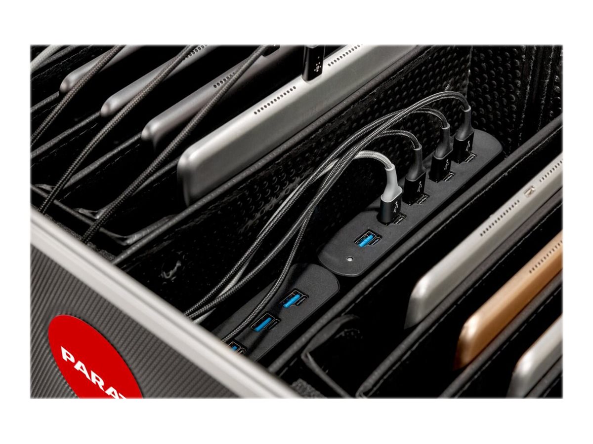 PARAT PARAPROJECT Case TC20 TwinCharge für 20 Tablets bis 32,77cm 12,9Zoll iOS/And/Win Charge Only schwarz