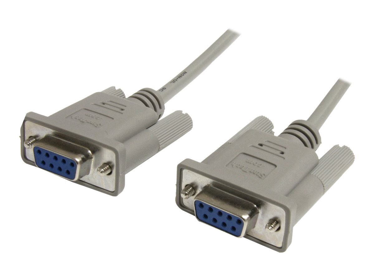 StarTech.com 1,8m Serielles DB9 Straight Through Kabel - Buchse/Buchse - Kabel seriell - DB-9 zu DB-9 - 1.8 m