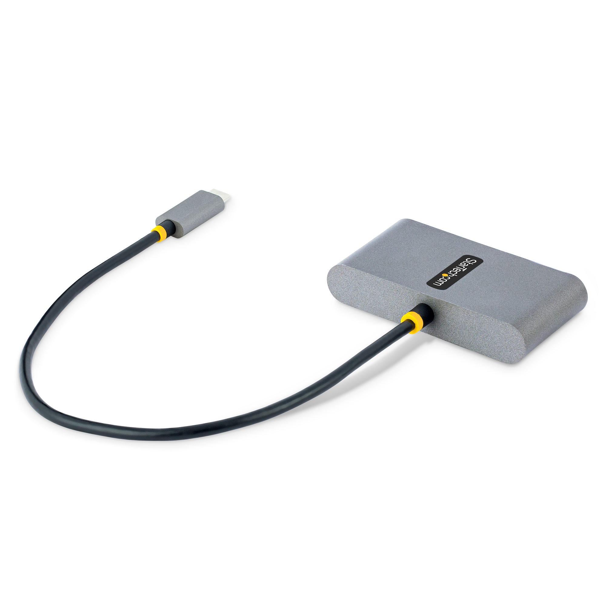 STARTECHCOM 4Port USBC Hub with 100W Power Delivery PassThrough 2x USBA 2x USBC 5Gbps 1ft30cm Long Cable Portable USB 30