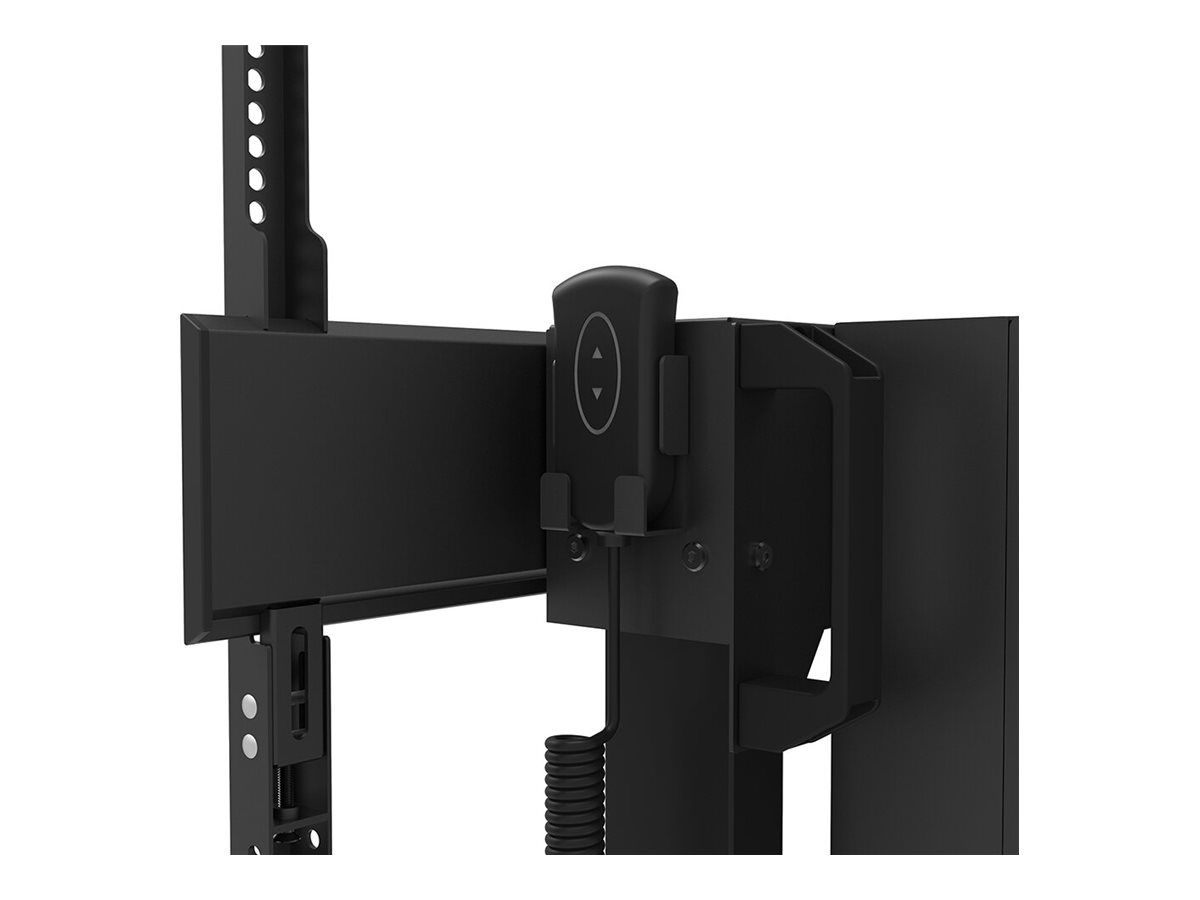 NEOMOUNTS Move Lift Motorised Mobile Stand incl. storage box 10cm. Wheels Floor - VESA 100x100 up to 800x600
