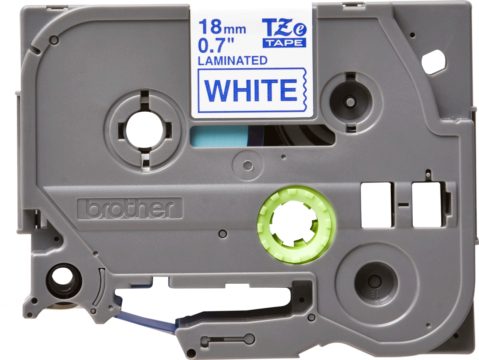 TZE243 BROTHER PT Schriftband 18mm weiss