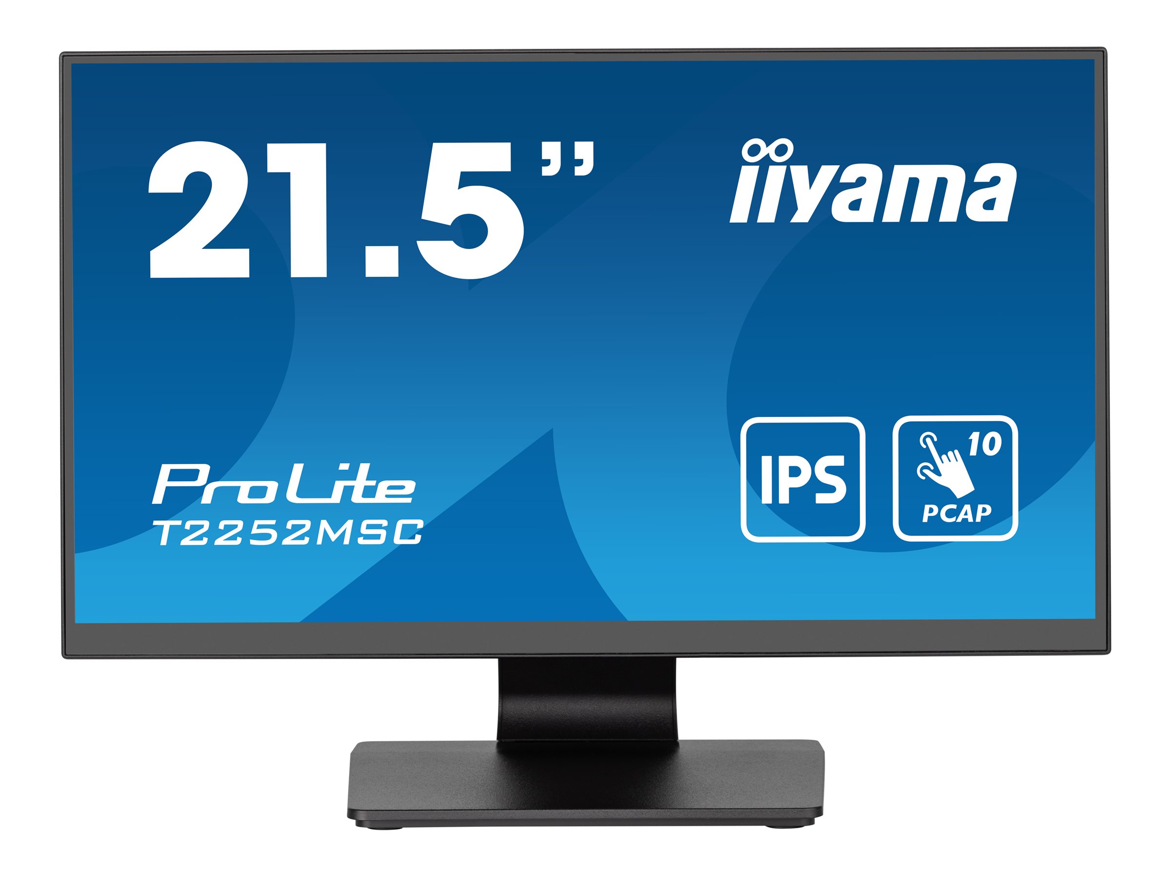 IIYAMA T2252MSCB2AG 54,61cm 21,5Zoll IPS Bonded PCAP 10P Touch with AG and AntiFinger print coating 1920x1080 Flat Bezel