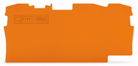 Wago Abschluss-/Zwischenplatte 2004-1392 1mm dick orange Wago Abschluss-/Zwischenplatte 2004-1392 1mm dick orange