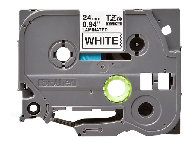 BROTHER TZeSL251 tape Black on White 24mm BROTHER TZeSL251 tape Black on White 24mm