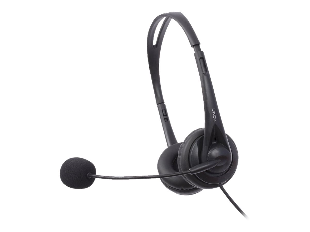 LINDY USB Stereo Headset mit Mikrofon LINDY USB Stereo Headset mit Mikrofon