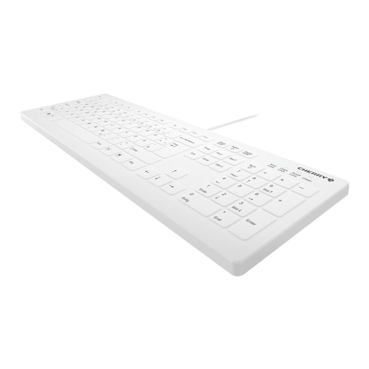 CHERRY AKC8112 Medical Keyboard HygieneTastatur kabelgebunden weiss