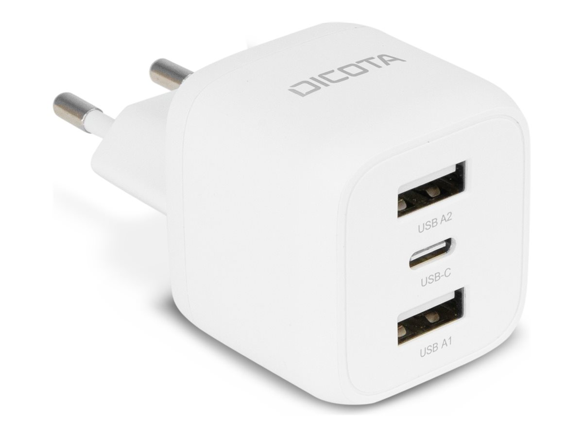 DICOTA 3-Port GaN Wall Charger 32W EU DICOTA 3-Port GaN Wall Charger 32W EU