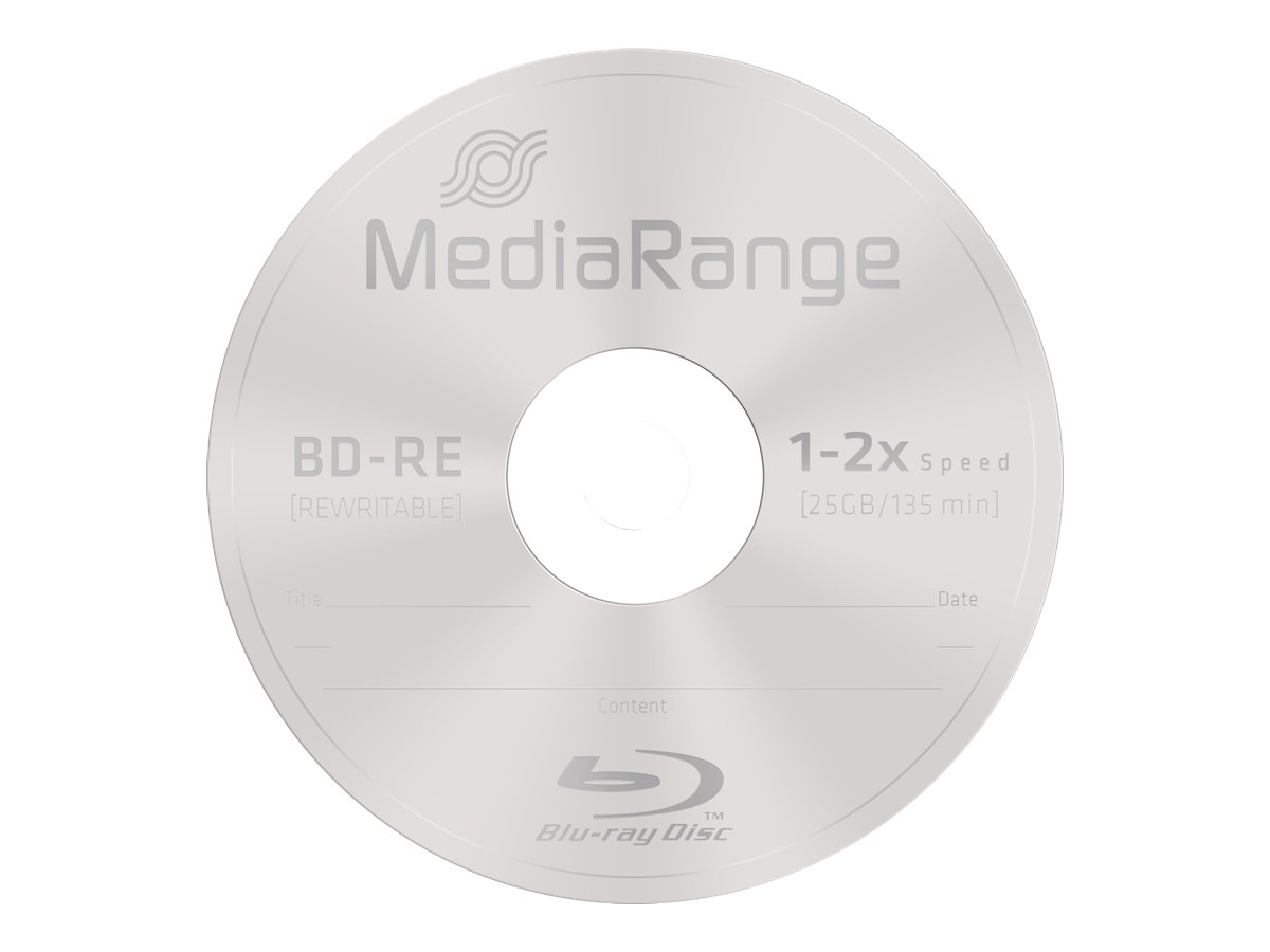 MEDIARANGE BD-RE 25GB 2x(10) CB