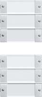 Gira Wippenset 213603 6fach BSF System 55 Klar/rw Gira Wippenset 213603 6fach BSF System 55 Klar/rw
