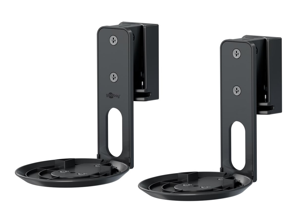 goobay LautsprecherWandhalterung Modern Era 1 Flex schwarz