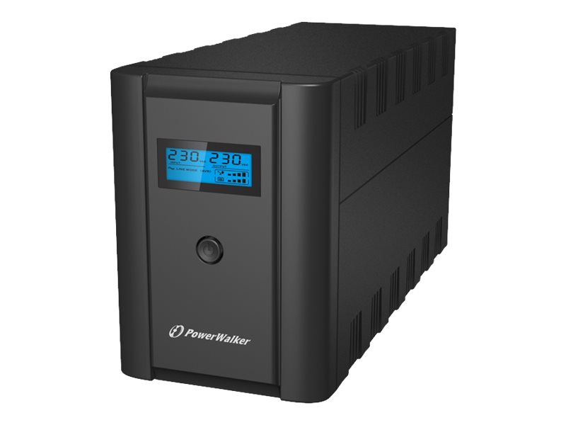POWERWALKER VI 1200 SHL Schuko 1200VA / 600W Line-Interactive USV Tower AVR HID LCD