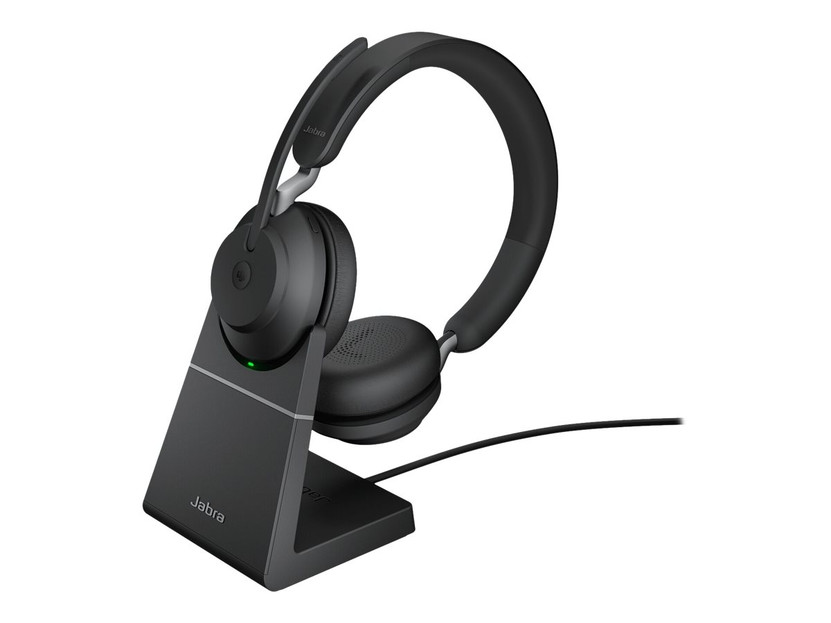 Jabra Evolve2 65 MS Stereo USB-C black mit Ladestation Jabra Evolve2 65 MS Stereo USB-C black mit Ladestation