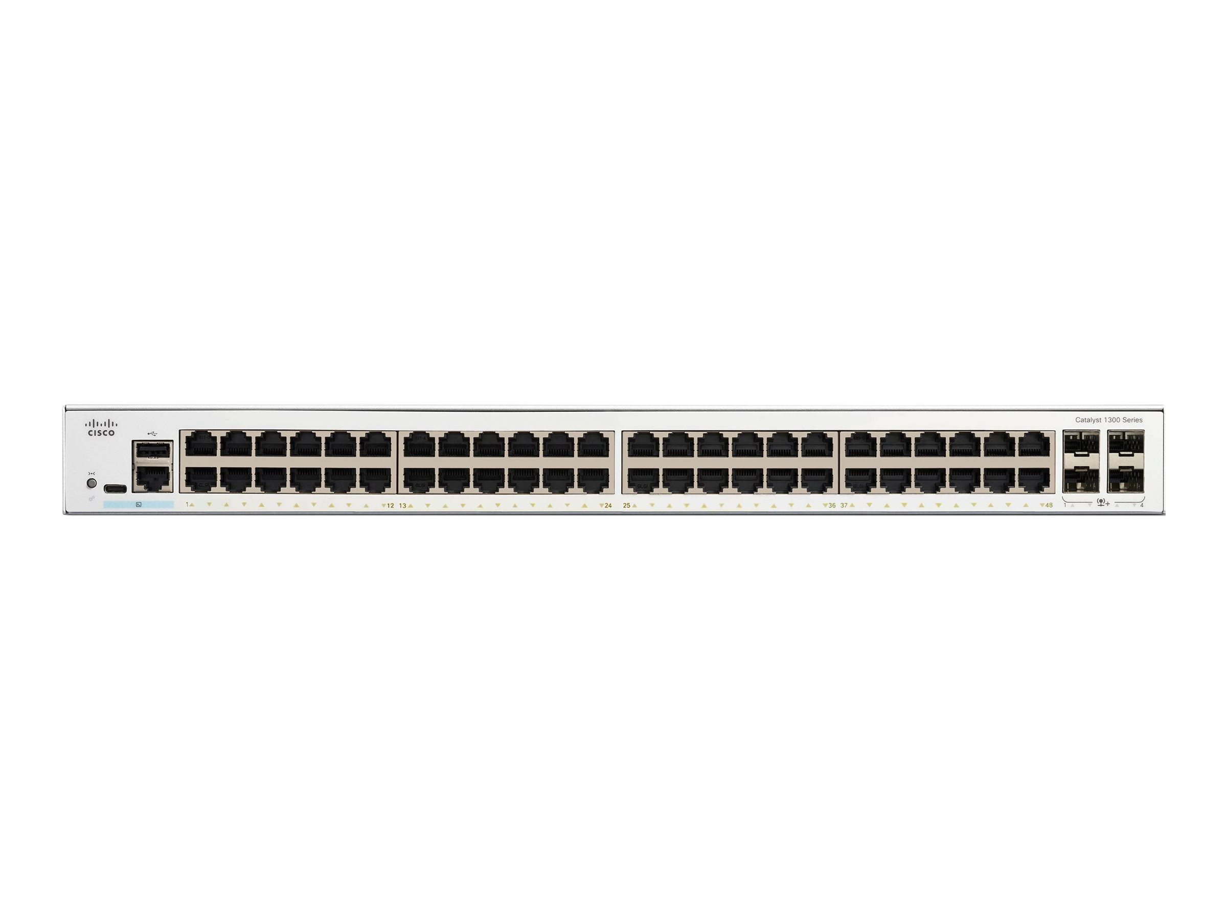 CISCO Catalyst 1300 48Port Switch DataOnly 4 x 10G SFP Uplinks