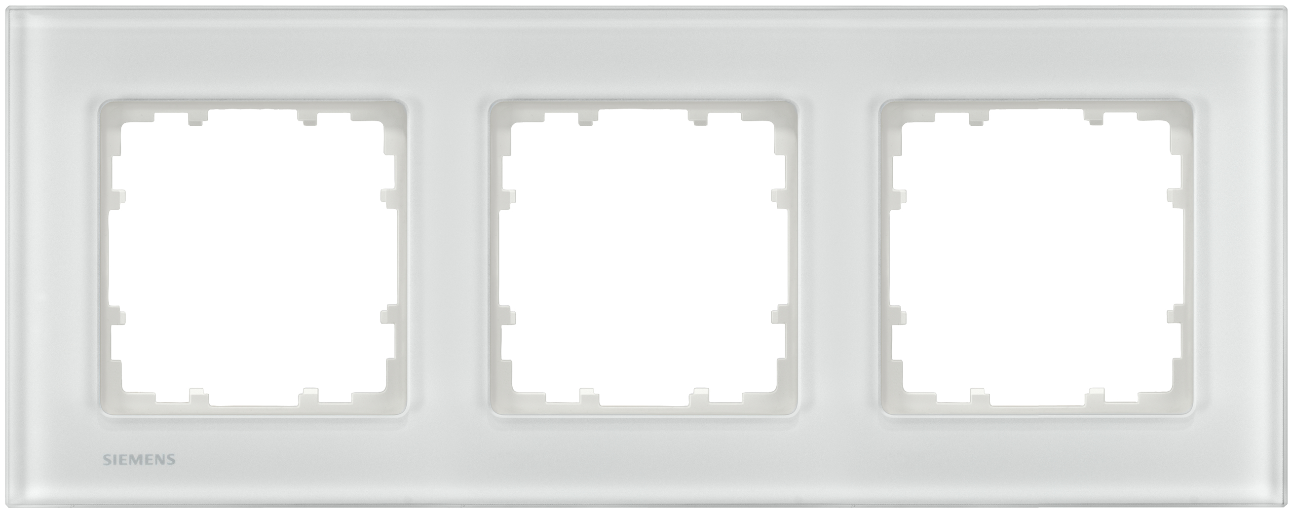 Siemens Rahmen 5TG1203-1 3fach Glas weiss Siemens Rahmen 5TG1203-1 3fach Glas weiss