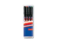 edding 141 Folienstifte-Set farbsortiert permanent 4 St.