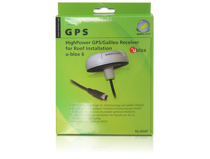 DELOCK Navilock NL-622MP seriell MD6 GPS Empfaenger Outdoor Marine DELOCK Navilock NL-622MP seriell MD6 GPS Empfaenger Outdoor Marine