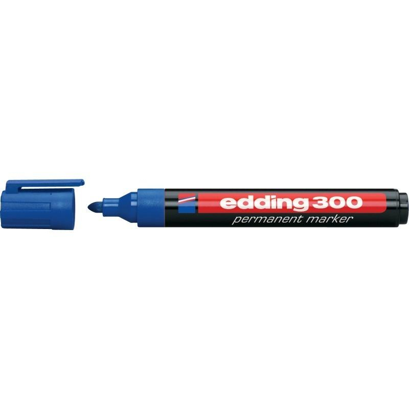 edding 300 Permanentmarker blau 1,5 - 3,0 mm, 10 St. edding 300 Permanentmarker blau 1,5 - 3,0 mm, 10 St.