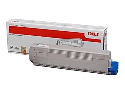 44844507 OKI C8xx Toner cyan 10.000 44844507 OKI C8xx Toner cyan 10.000