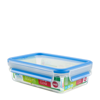 emsa Frischhaltedose CLIP & CLOSE 5,9 cm hoch transparent 0,8 l, 1 St.
