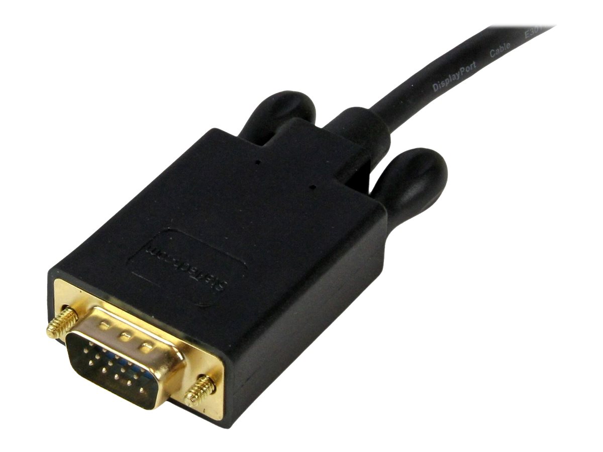 STARTECHCOM DisplayPort auf VGA Kabel 3m SteckerStecker Aktiver DP zu VGA Kabel Adapter Konverter fuer PC 1920x1200 Schw