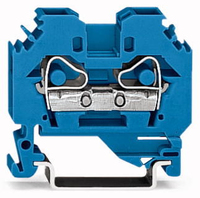 Wago Durchgangsklemme 2-Leiter 282-104 6qmm blau