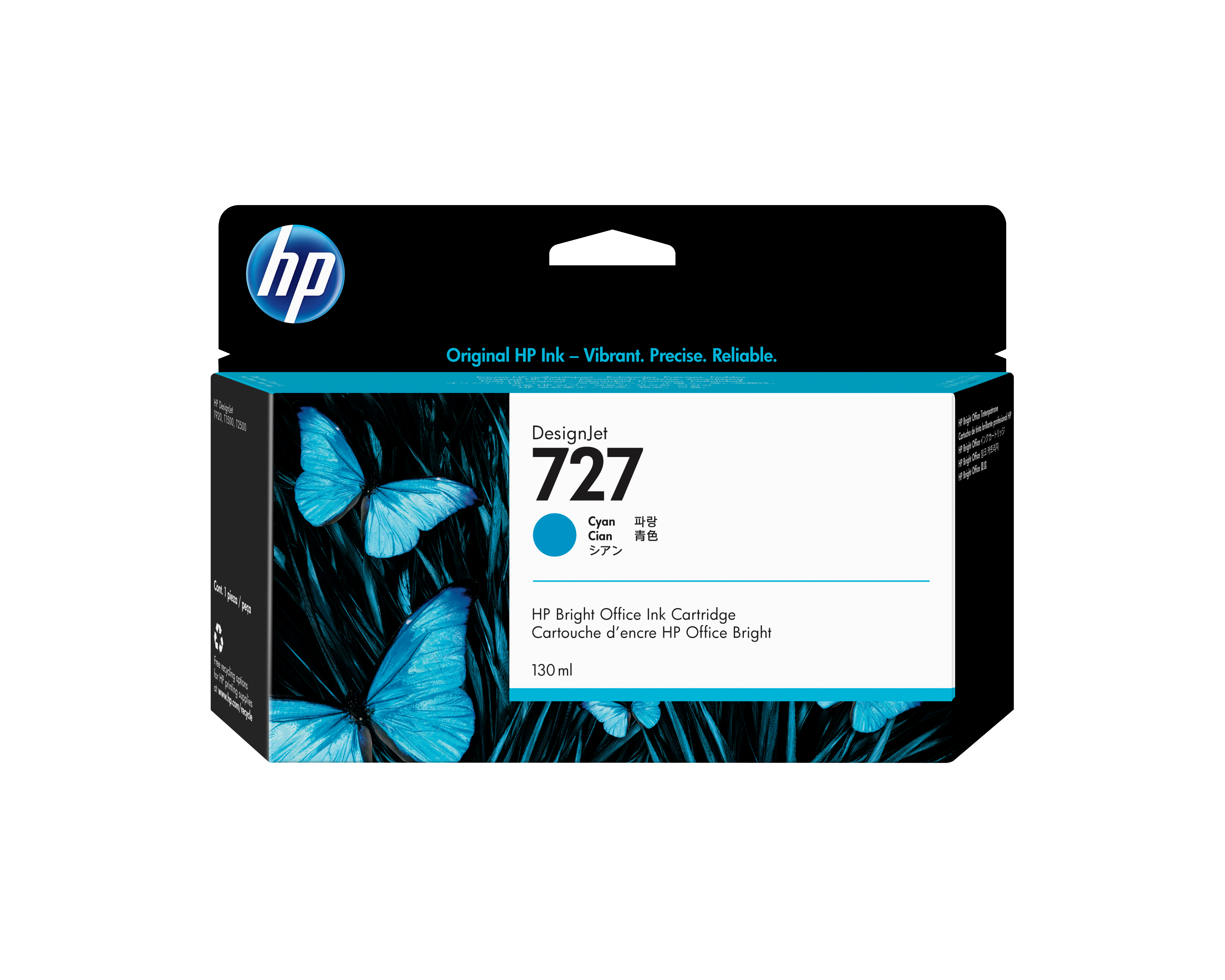 HP 727B3P19A cyan Druckerpatrone