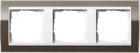 Gira Rahmen 0213763 3fach + ZR rw Event Klar Braun Gira Rahmen 0213763 3fach + ZR rw Event Klar Braun