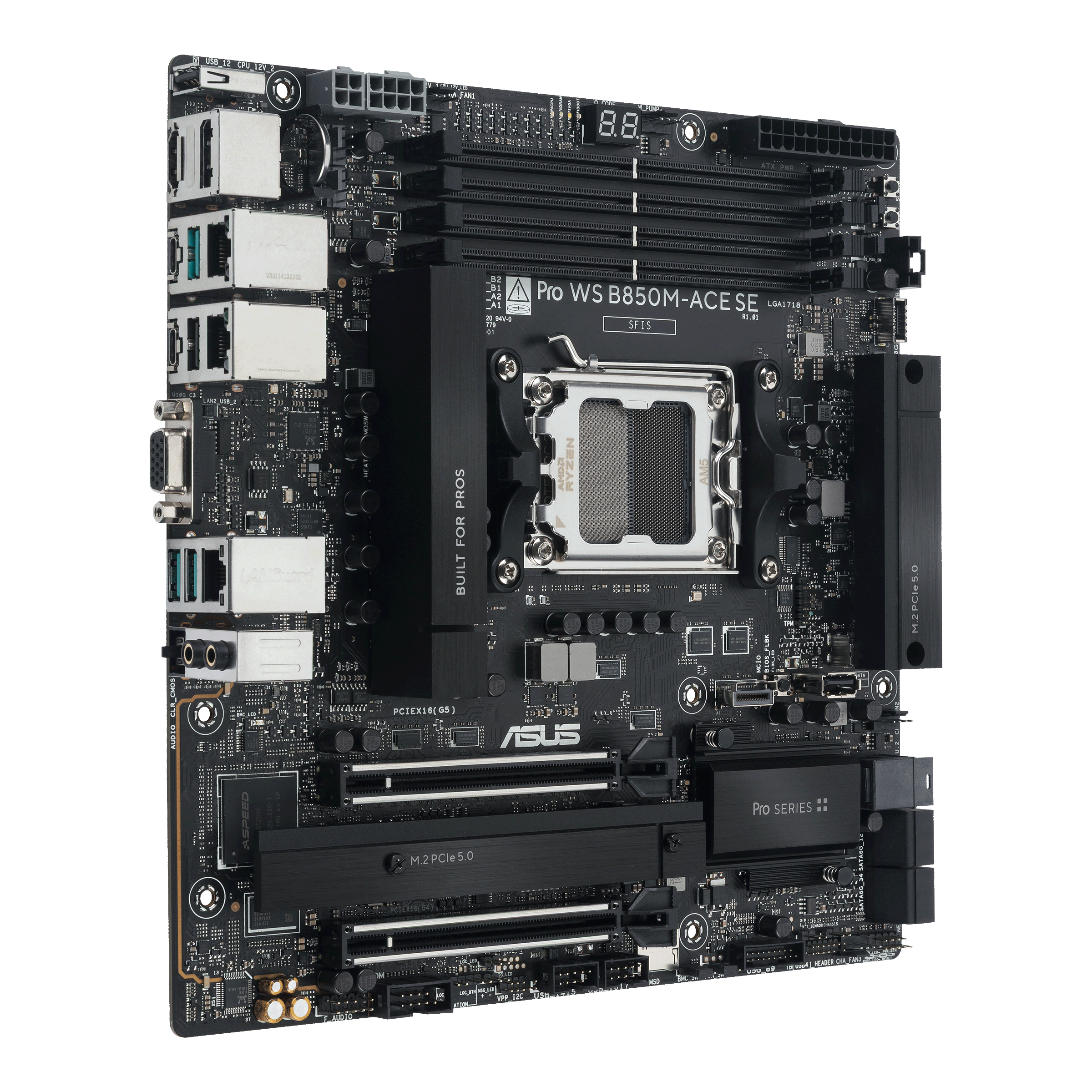 ASUS PRO WS B850M-ACE SE AM5 DDR5 micro ATX