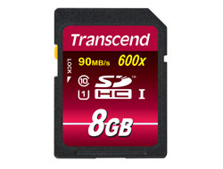 CARD 8GB Transcend MicroSDHC