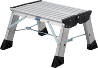 KRAUSE Klapptritt MONTO Treppy Plusline silber 1 Stufe, H 20,0 cm