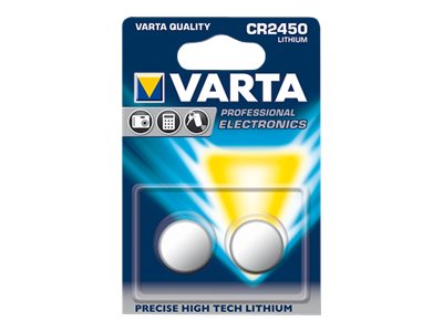 VARTA Lithium Coin CR2450 Batterie 2er Pack