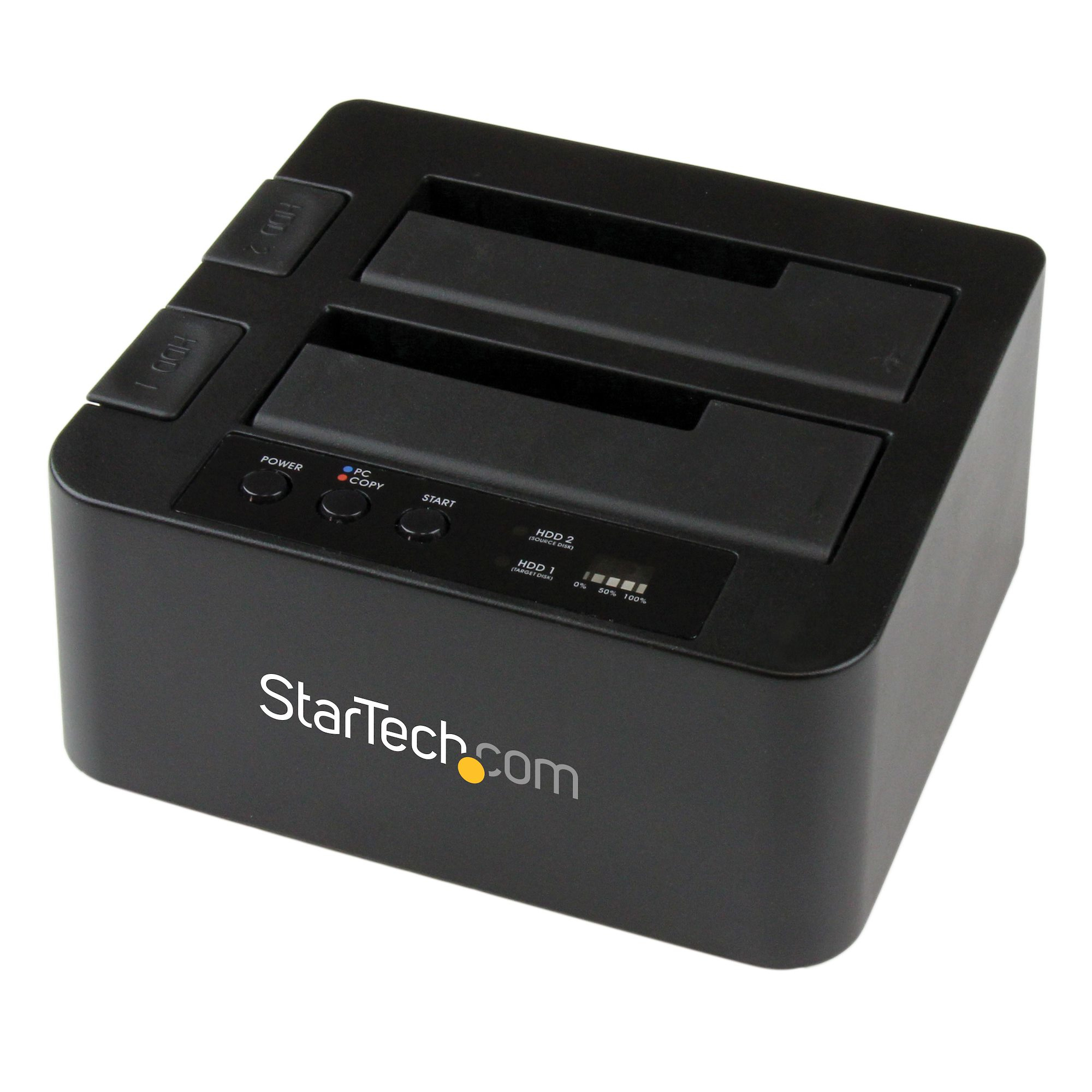 STARTECHCOM USB 30eSATA auf 6,358,89cm 2,53,5Zoll Festplatten Duplizierer Dock Kopierstation mit SATA 6Gbs fuer HDD SSD