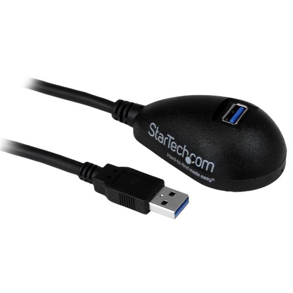 STARTECHCOM 5 ft Black Desktop SuperSpeed USB 30 Extension Cable A to A MF