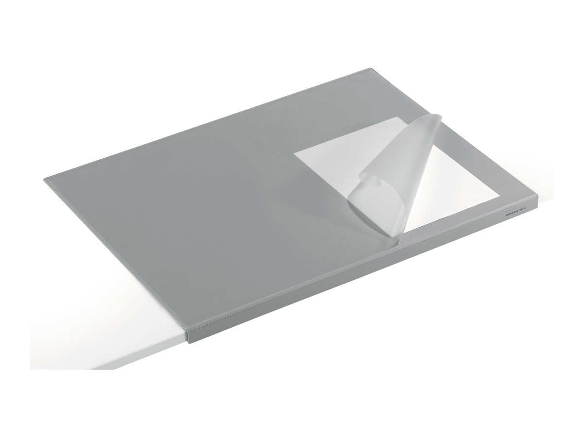DURABLE Schreibtischunterlage grau Kunststoff 65,0 x 52,0 cm, 1 St. DURABLE Schreibtischunterlage grau Kunststoff 65,0 x 52,0 cm, 1 St.