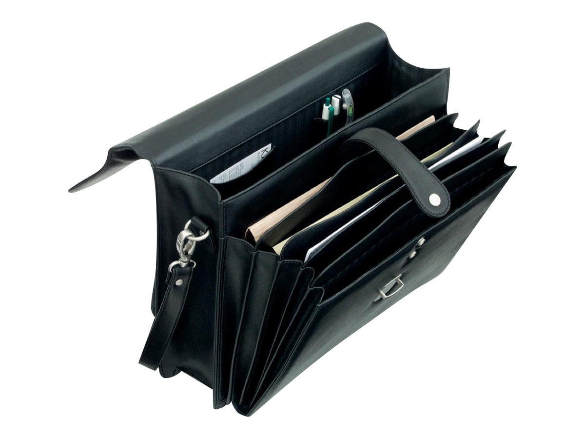 Alassio Aktentasche FORTE Lederimitat schwarz 92011