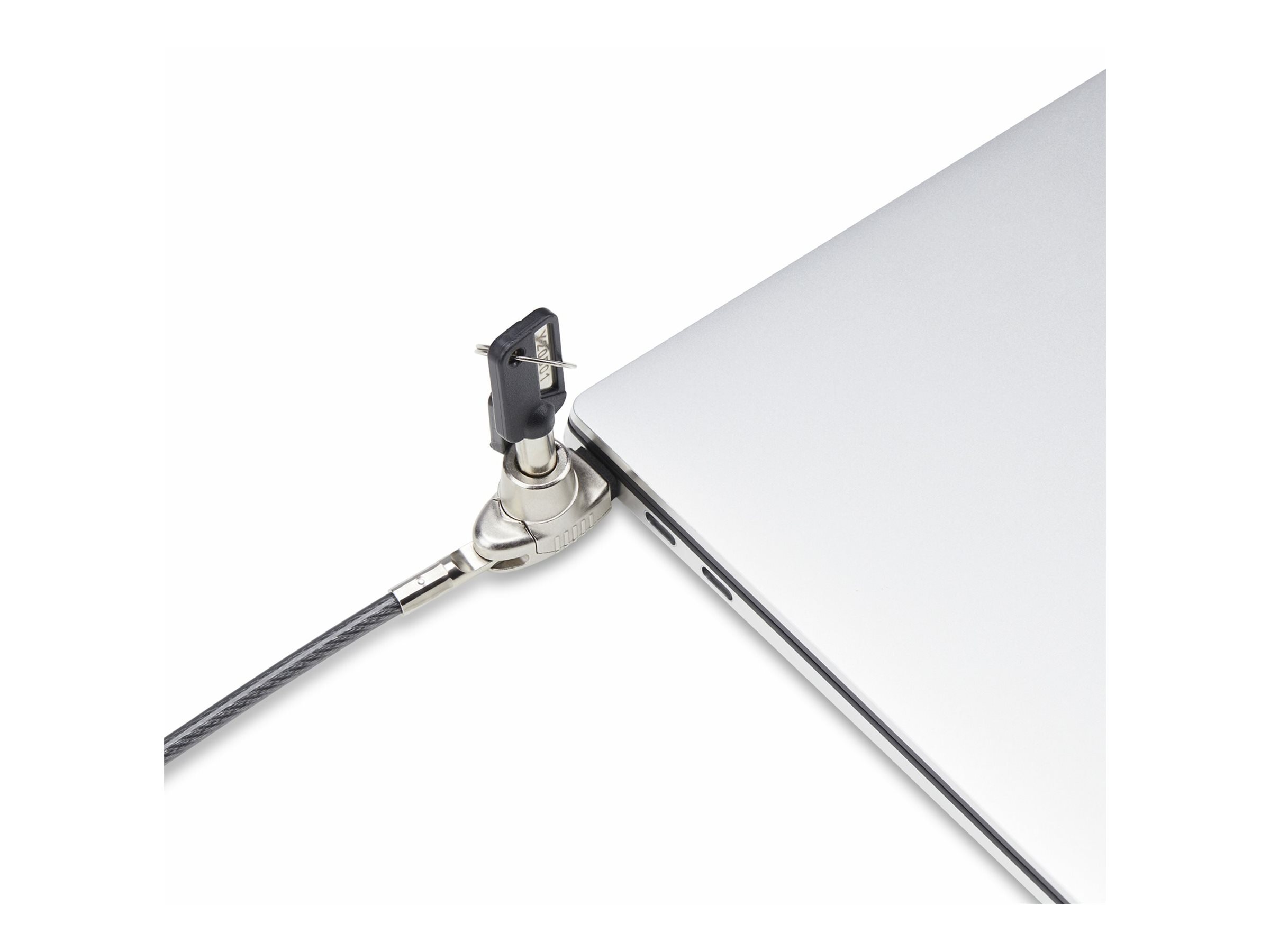 STARTECHCOM Noble Wedge Laptopschloss 1,5m Kabelschloss Sicherheitsschloss mit Schlussel fur Notebook