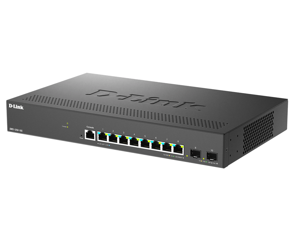 D-Link DMS‑1250‑10S Switch L2+ Smart
