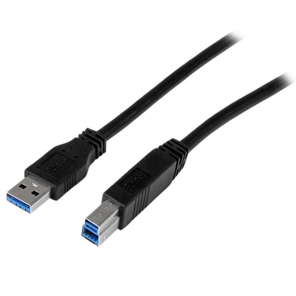 STARTECHCOM 2m 6ft Certified SuperSpeed USB 30 A to B Cable MM