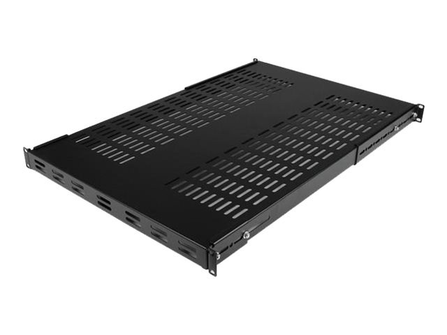 STARTECH.COM 1 HE verstellbarer Schwerlast Fachboden für Server Rack/ Schrank bis 113 Kg - Fachboden Serverschrank 1HE belüftet